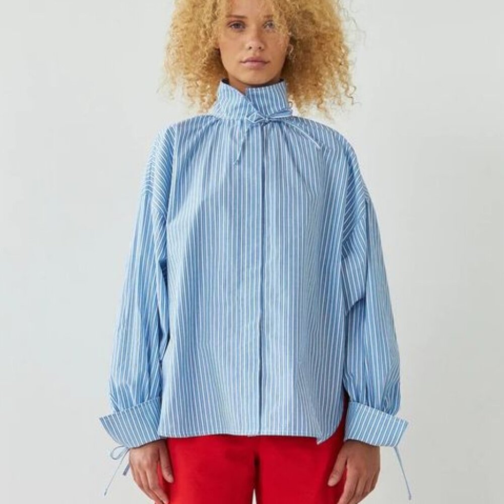 Stella Nova Striped Shirt With Tie Bands